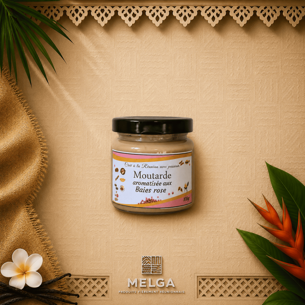 MOUTARDE AU BAIES ROSES - Rhum à manger