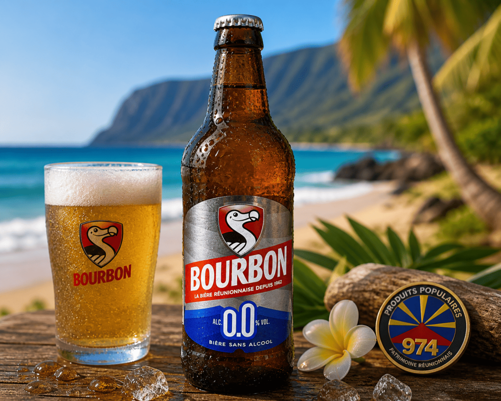 BIERE BOURBON 0.0%  SANS ALCOOL- La bière Réunionnaise depuis 1962