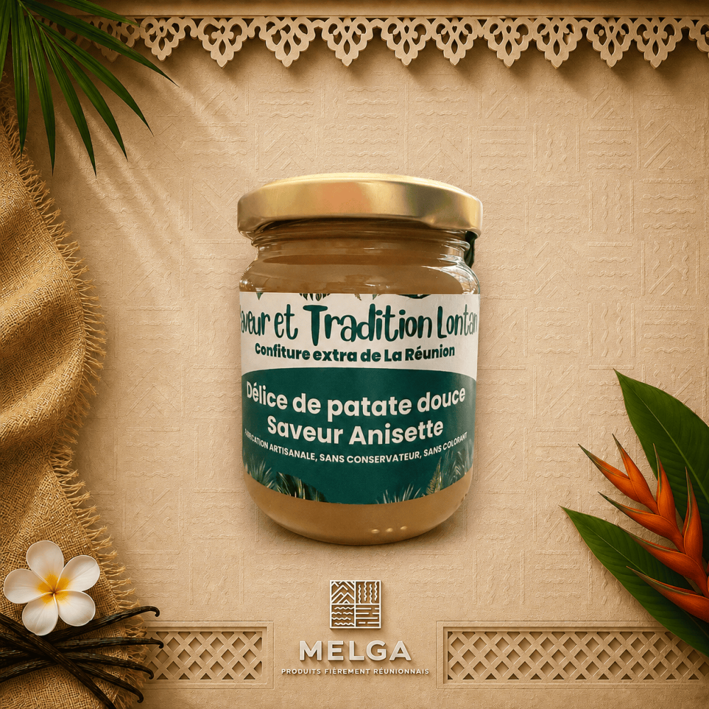 CONFITURE PATATE DOUCE ANISETTE - Saveur et Tradition Lontan - Par les Ruchers d'Autres Foies