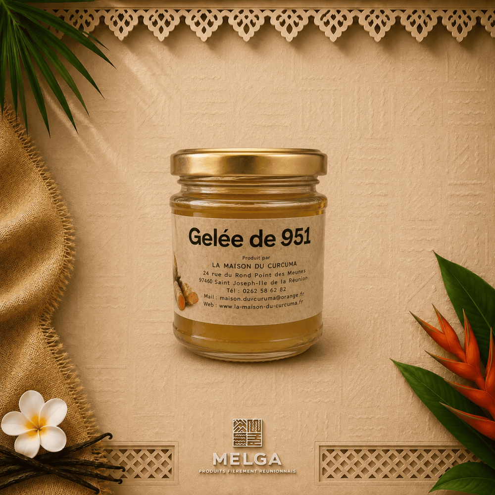 GELEE DE CURCUMA 951 ILE DE LA REUNION - La Maison du Curcuma / Mémé Rivière
