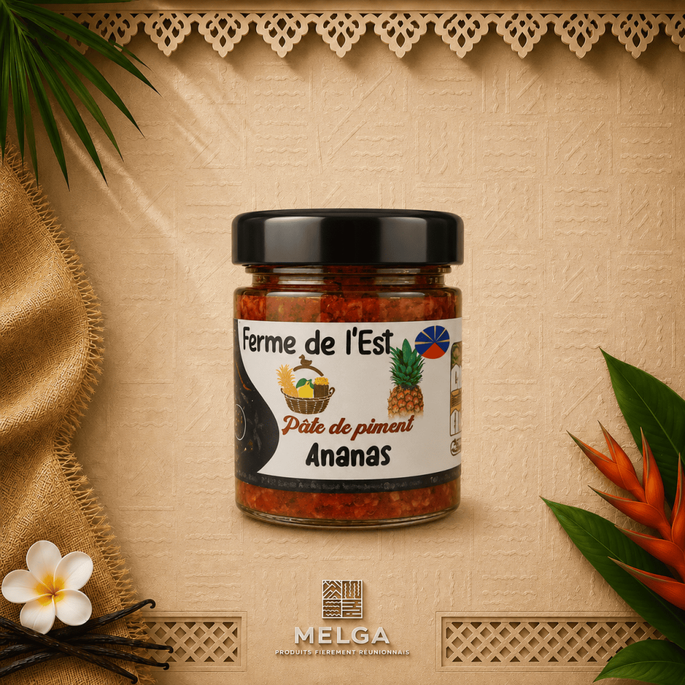 PATE DE PIMENT ROUGE A L'ANANAS - La Ferme de L'Est
