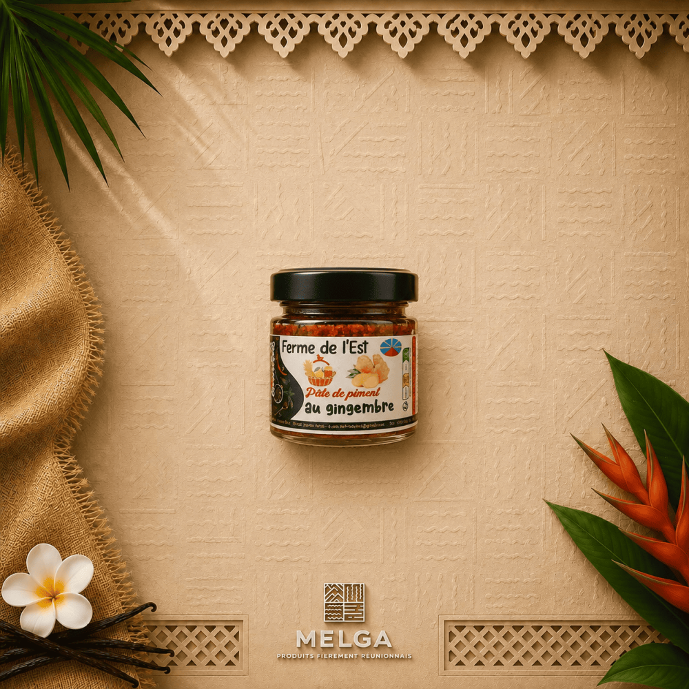 PATE DE PIMENT ROUGE GINGEMBRE - La Ferme de L'Est