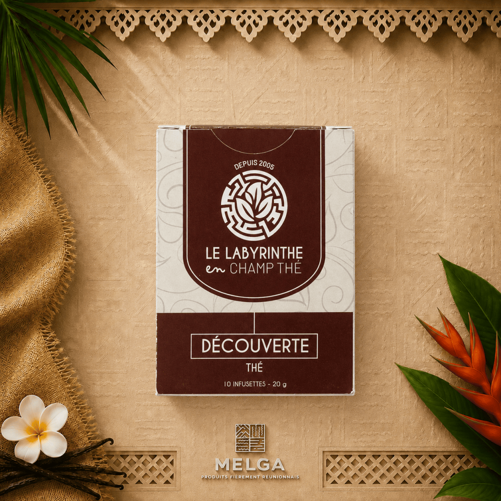 COFFRET DECOUVERT 10 INFUSETTES MIX THES BLANC, VERT, NOIR  - LABYRINTHE EN CHAMP THE