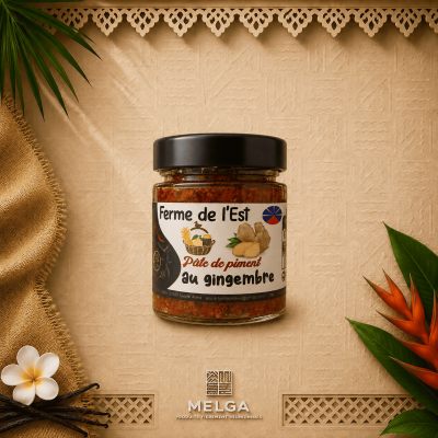 PATE DE PIMENT ROUGE GINGEMBRE - La Ferme de L'Est