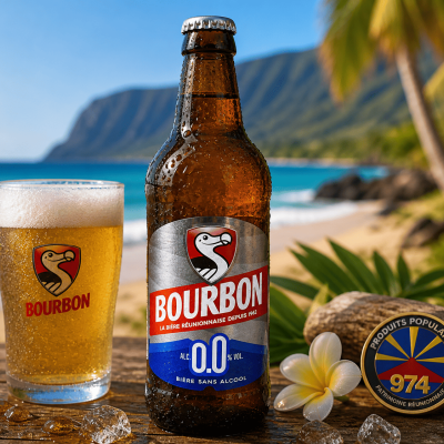 BIERE BOURBON 0.0%  SANS ALCOOL- La bière Réunionnaise depuis 1962