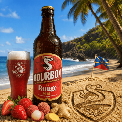 BIERE BOURBON ROUGE  - La bière Réunionnaise depuis 1962