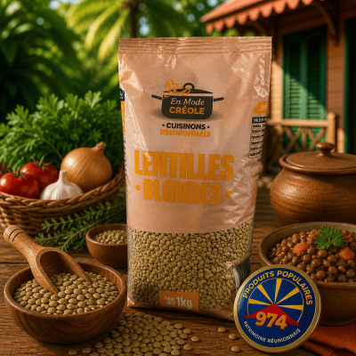 LENTILLES BLONDES -En mode créole Cuisinons Réunionnais