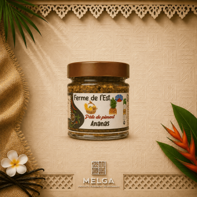 PATE DE PIMENT VERT A L'ANANAS - La Ferme de L'Est