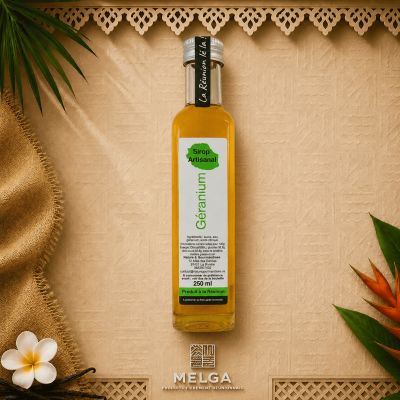 SIROP DE GERANIUM - Nature & Gourmandise