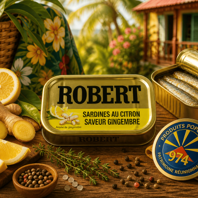 SARDINES AU CITRON SAVEUR GINGEMBRE  -  Robert