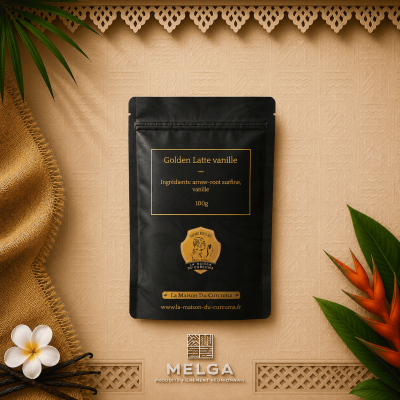 GOLDEN LATTE VANILLE - La Maison du Curcuma / Mémé Rivière